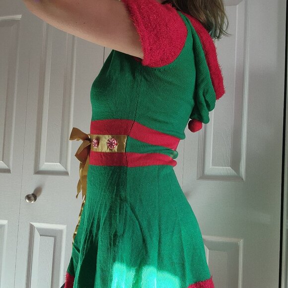 Holiday elf dress - Picture 4 of 8